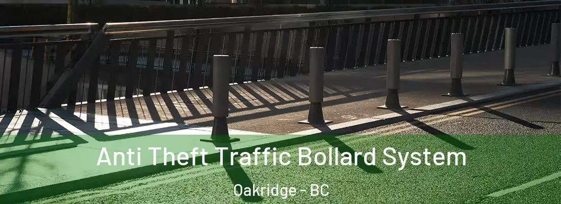  Anti Theft Traffic Bollard System Oakridge - BC