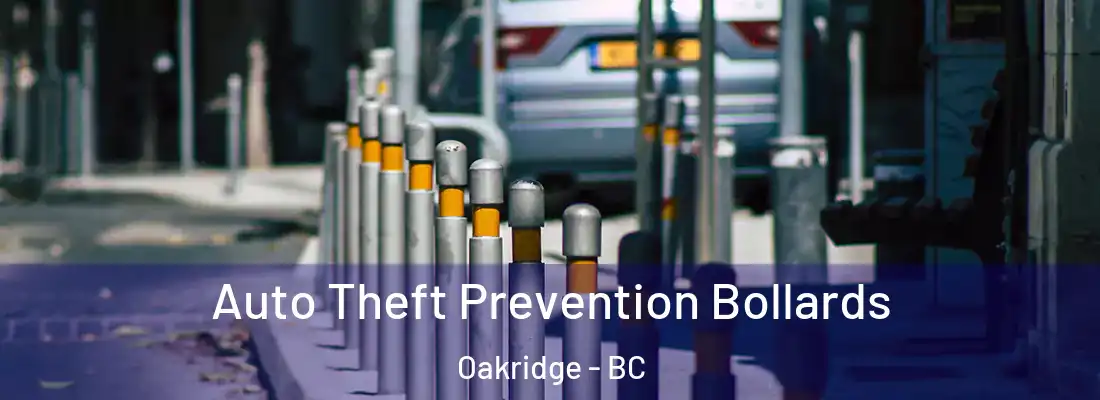  Auto Theft Prevention Bollards Oakridge - BC