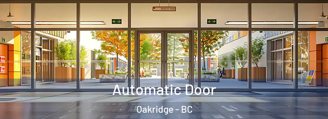 Automatic Door Oakridge - BC