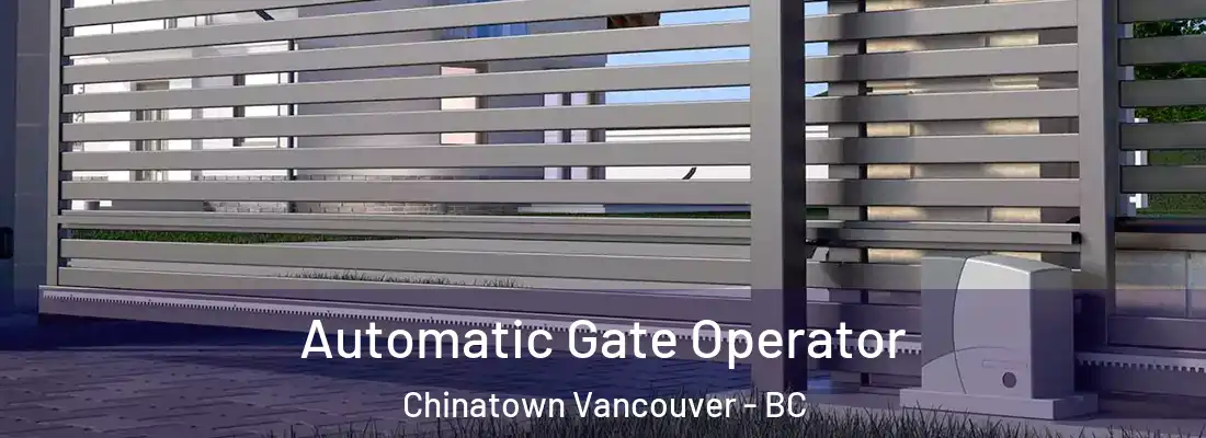  Automatic Gate Operator Chinatown Vancouver - BC