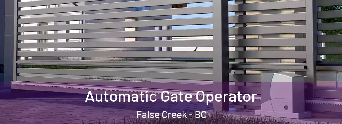  Automatic Gate Operator False Creek - BC