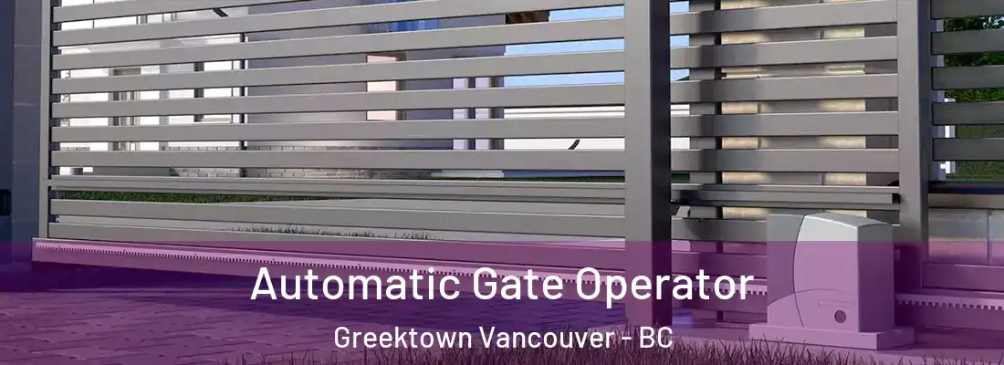  Automatic Gate Operator Greektown Vancouver - BC