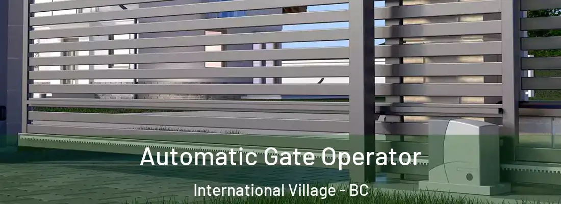  Automatic Gate Operator International Village - BC