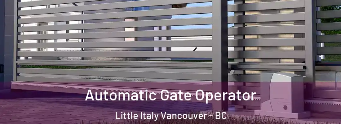  Automatic Gate Operator Little Italy Vancouver - BC