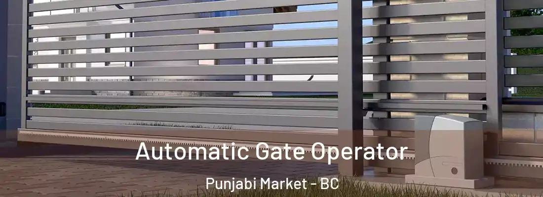  Automatic Gate Operator Punjabi Market - BC