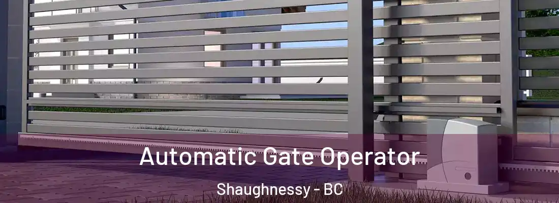  Automatic Gate Operator Shaughnessy - BC