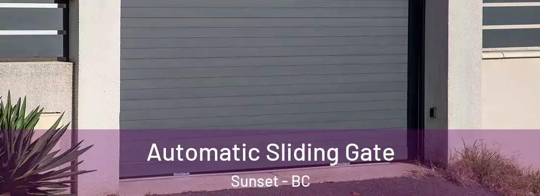 Automatic Sliding Gate Sunset - BC