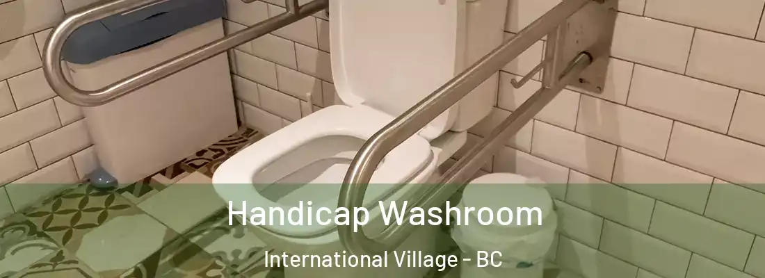  Handicap Washroom International Village - BC