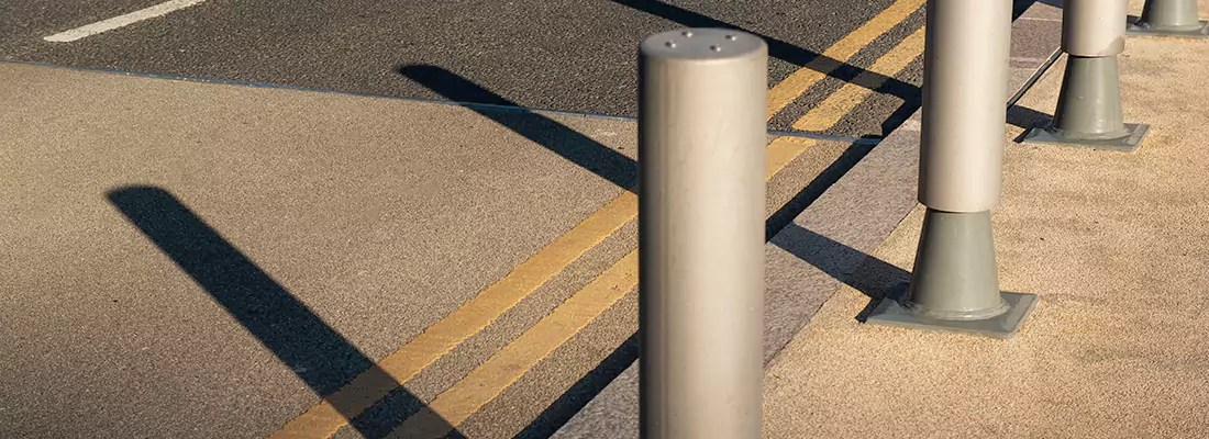 Custom Retractable Barrier Column Installations in Strathcona, BC