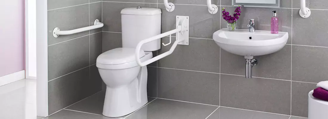 Modern Handicap Bathroom Solutions with Safety Features in West Point Grey, BC