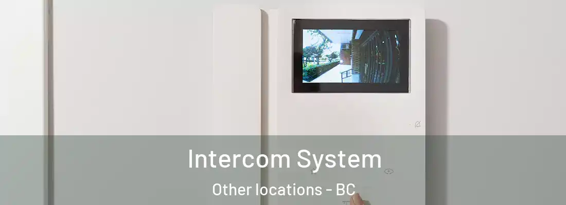  Intercom System Other locations - BC