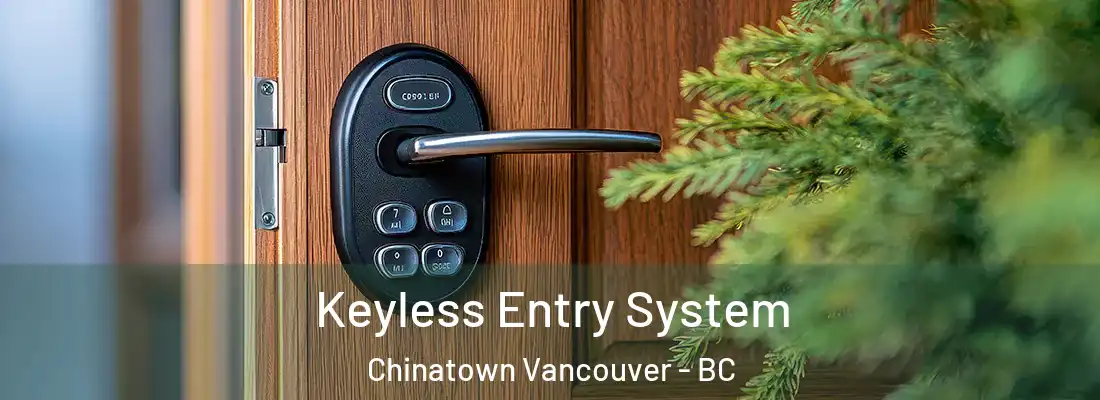  Keyless Entry System Chinatown Vancouver - BC