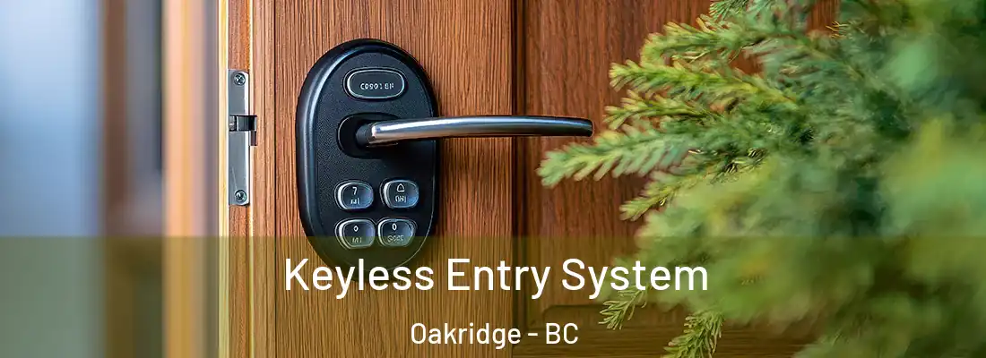  Keyless Entry System Oakridge - BC