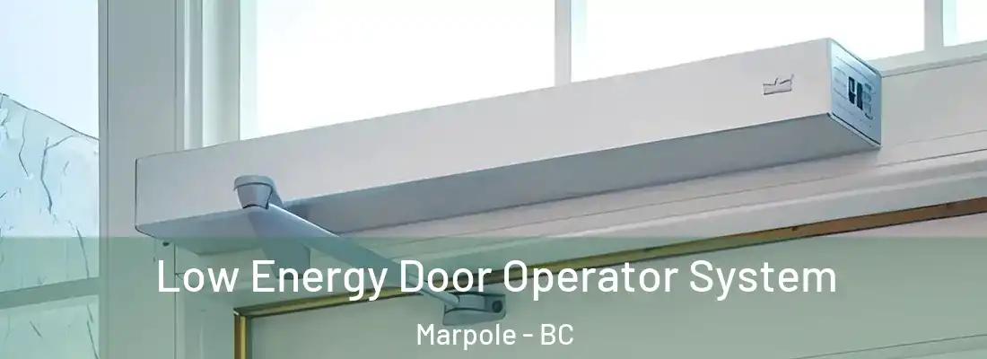  Low Energy Door Operator System Marpole - BC