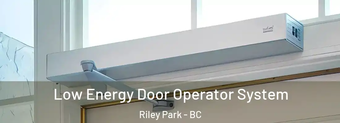  Low Energy Door Operator System Riley Park - BC