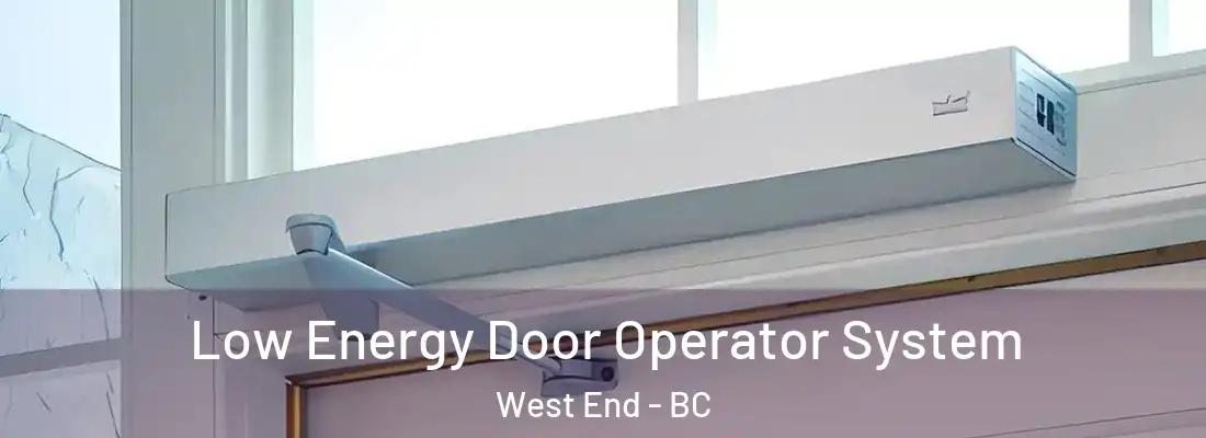  Low Energy Door Operator System West End - BC