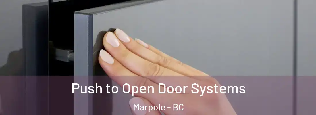  Push to Open Door Systems Marpole - BC