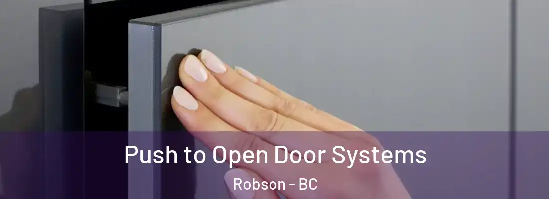  Push to Open Door Systems Robson - BC
