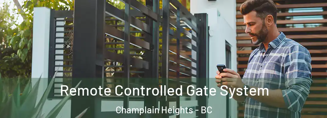  Remote Controlled Gate System Champlain Heights - BC
