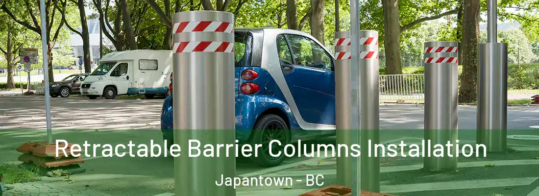  Retractable Barrier Columns Installation Japantown - BC
