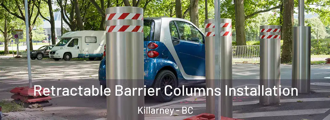  Retractable Barrier Columns Installation Killarney - BC