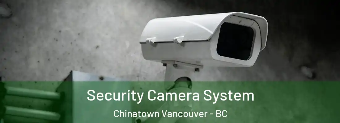  Security Camera System Chinatown Vancouver - BC