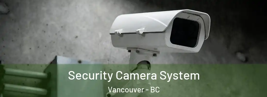  Security Camera System Vancouver - BC