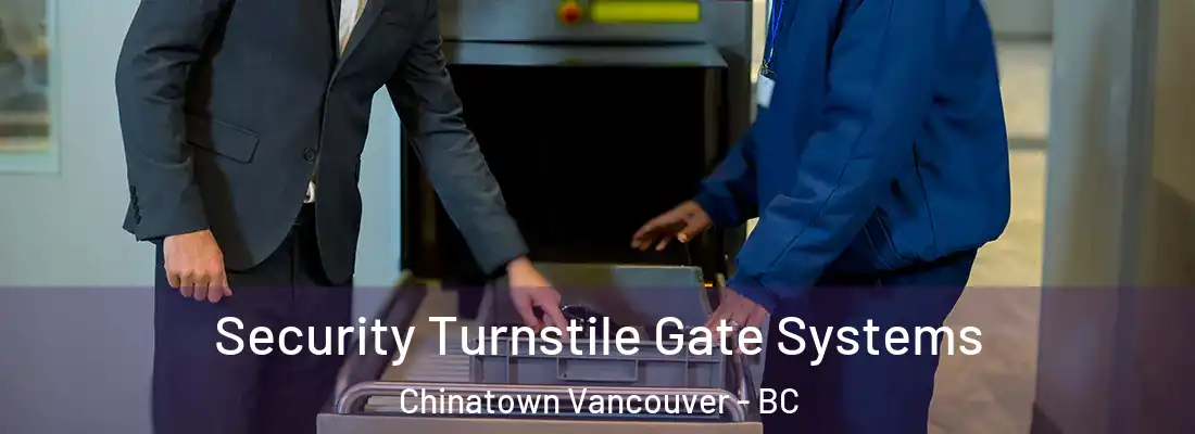  Security Turnstile Gate Systems Chinatown Vancouver - BC