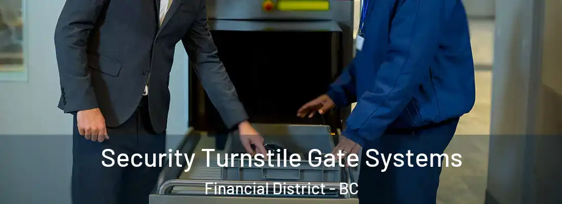  Security Turnstile Gate Systems Financial District - BC