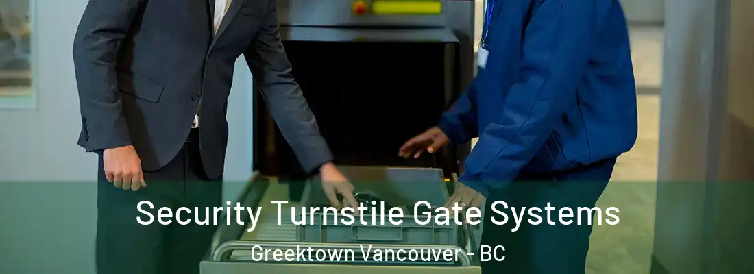  Security Turnstile Gate Systems Greektown Vancouver - BC