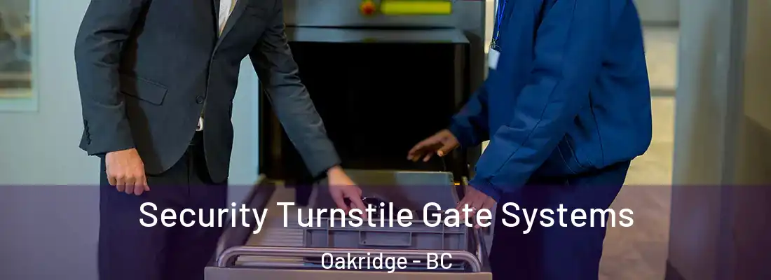  Security Turnstile Gate Systems Oakridge - BC