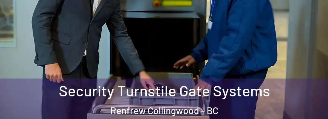  Security Turnstile Gate Systems Renfrew Collingwood - BC